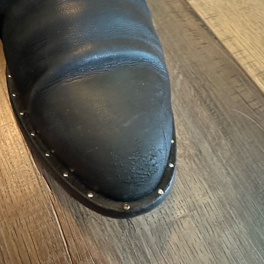 Frēda Salvador RALF Lace Up Combat Boots Size 7 black With silver hardware - Picture 7 of 16